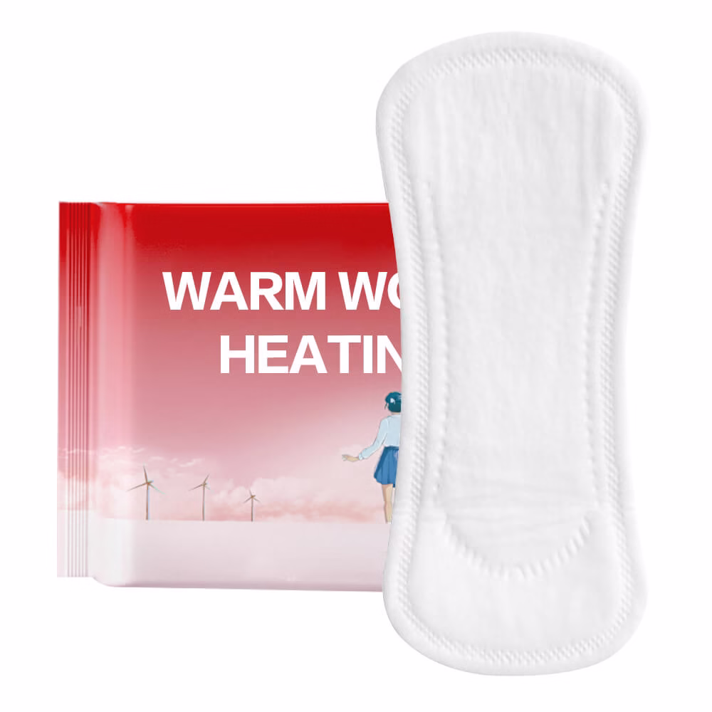 Warm womb heating sanitary napkin and panty liner