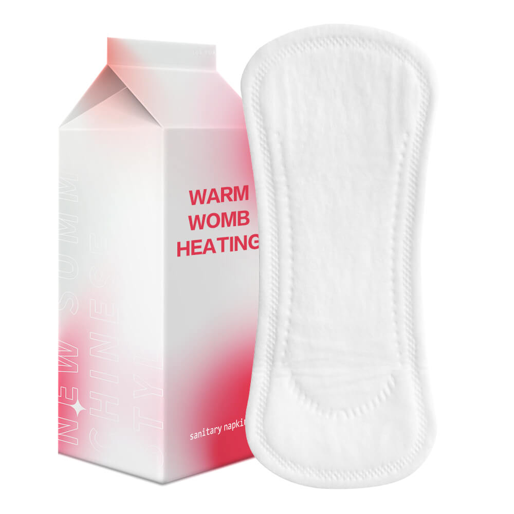 Warm womb heating sanitary napkin and panty liner